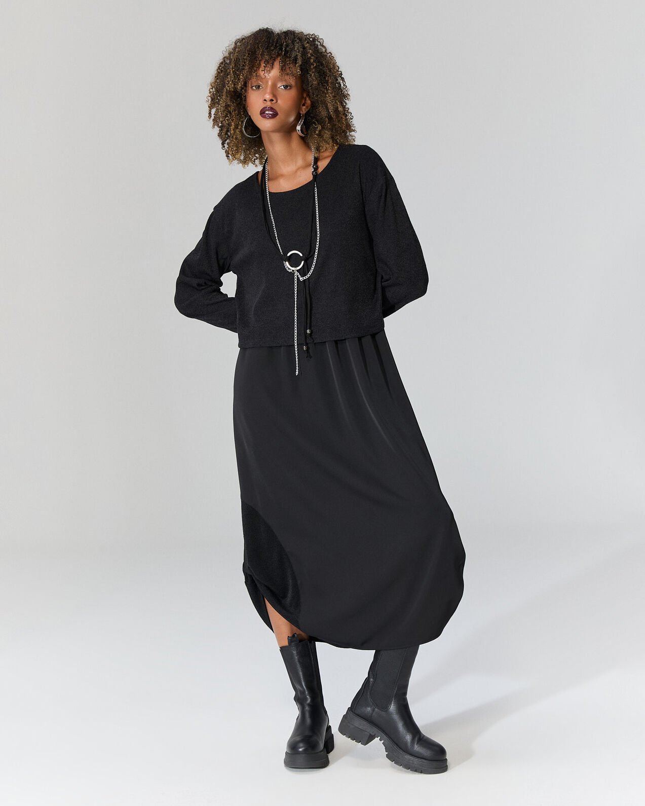 Miles Çift Katlı Elbise