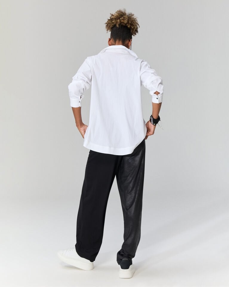 Aloma Büyük Cepli Gömlek (beyaz)