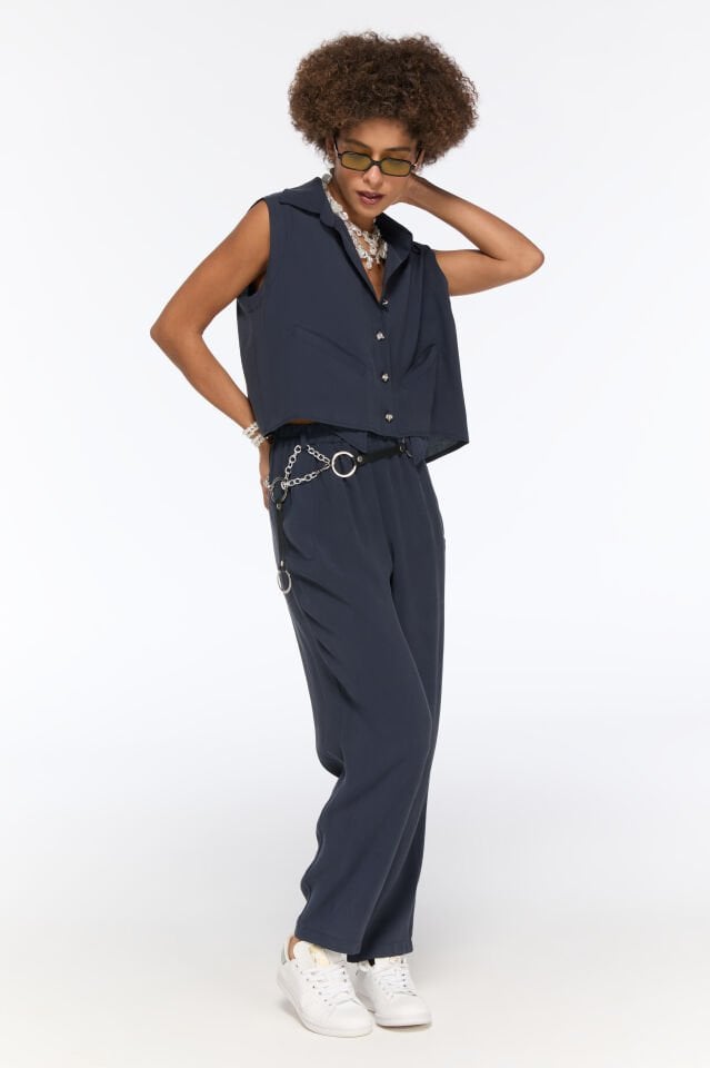 Luiz Kolsuz Gömlek (indigo)