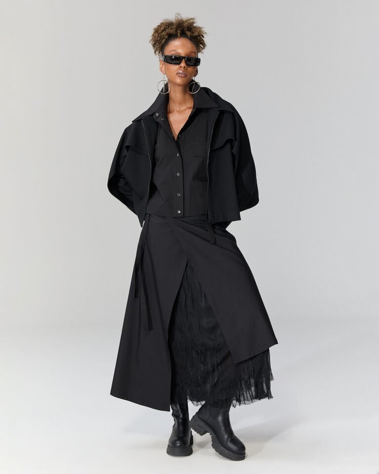 Bradley Pelerinli Ceket