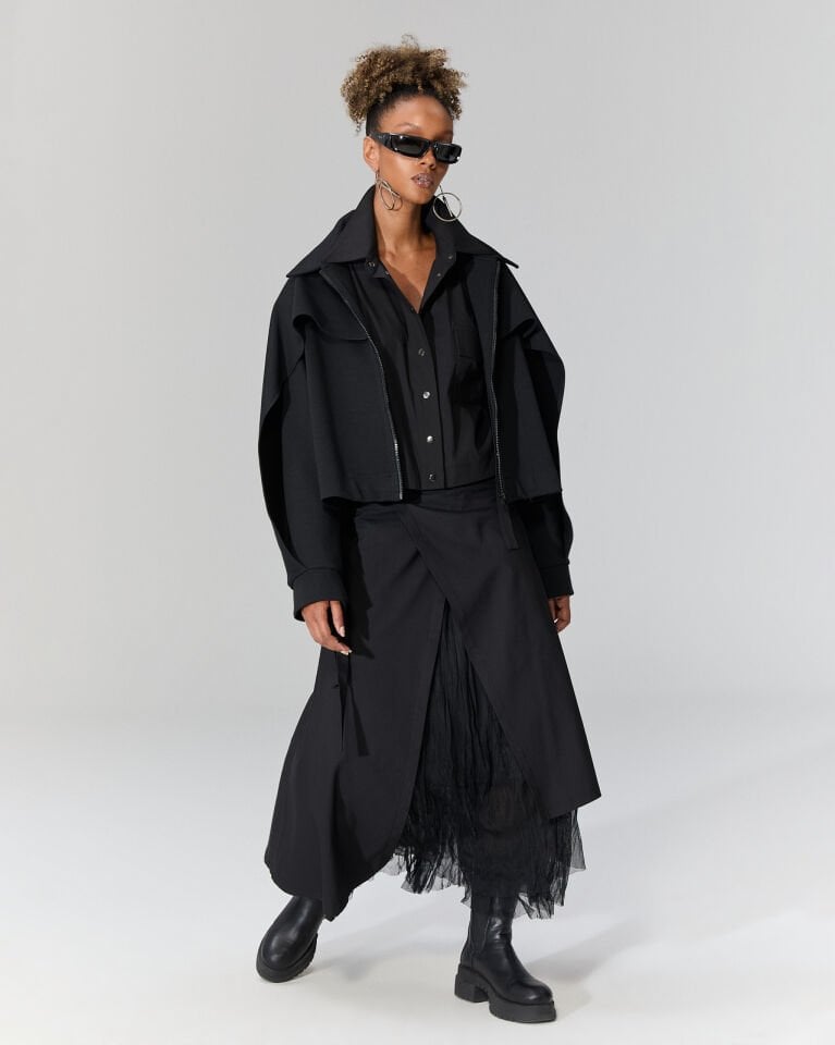 Bradley Pelerinli Ceket