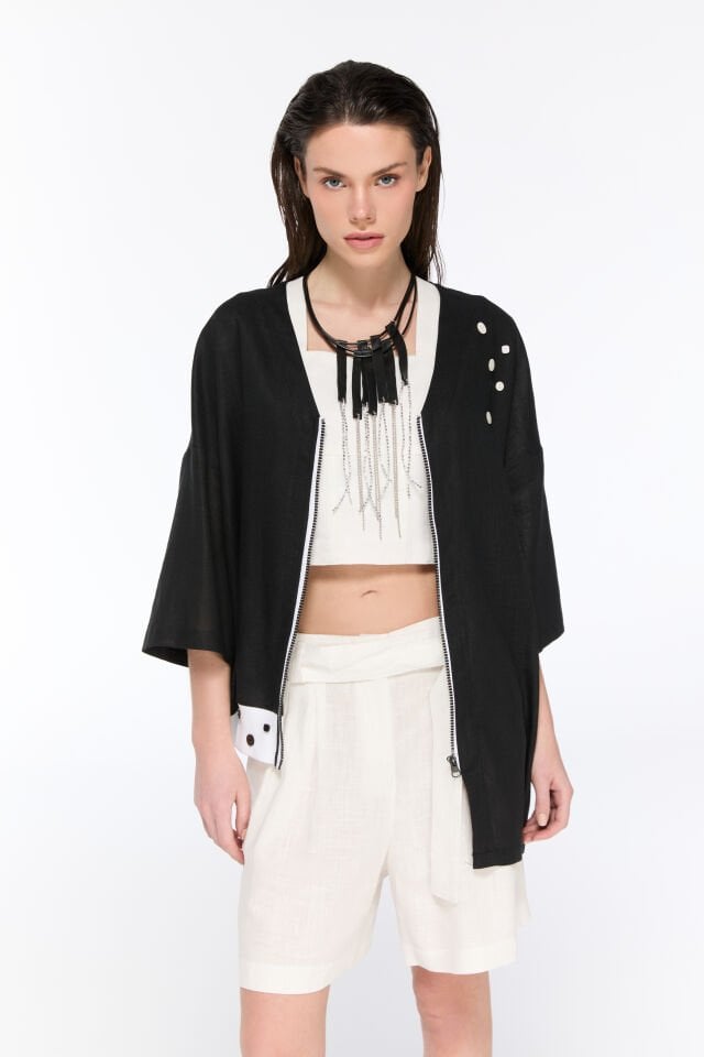 Omar Keten Gömlek/Ceket (siyah)