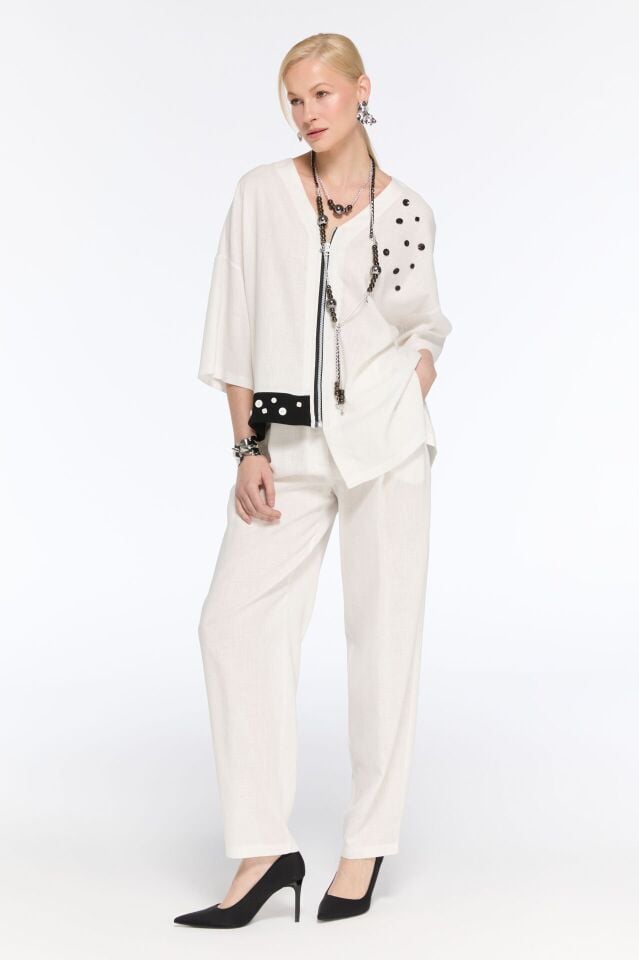 Omar Keten Gömlek/Ceket (beyaz)