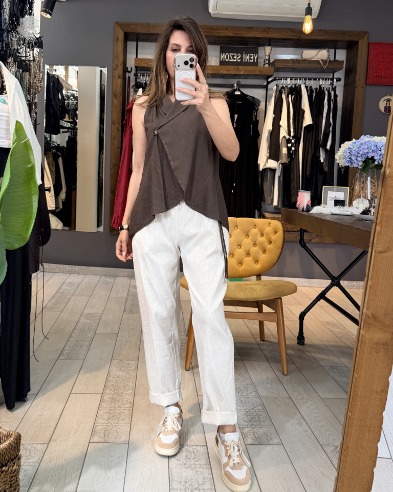 Alya Bluz/Yelek (kahverengi)