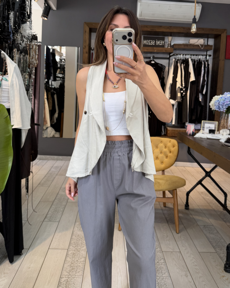 Alya Bluz/Yelek (bej)