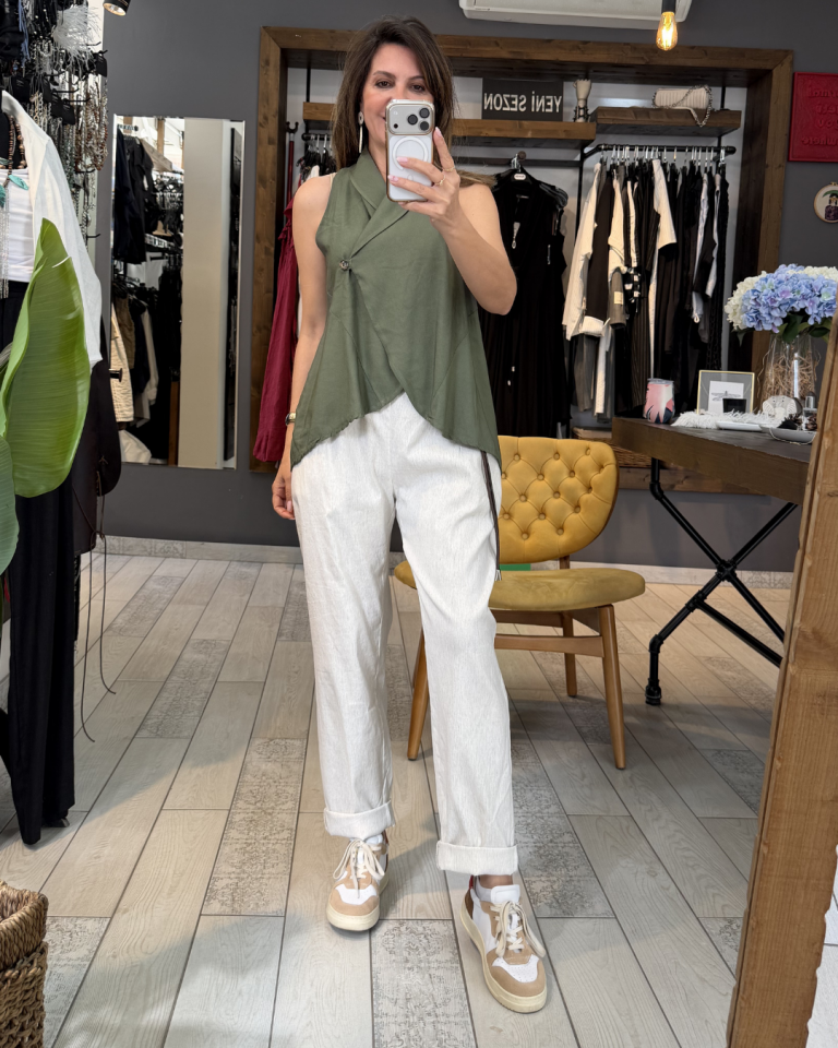 Alya Bluz/Yelek (haki)