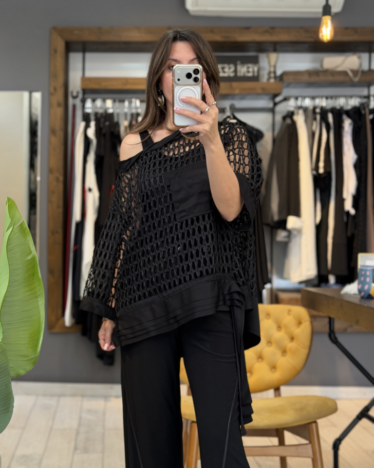 Abby File Bluz (siyah)