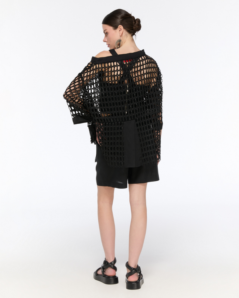 Abby File Bluz (siyah)