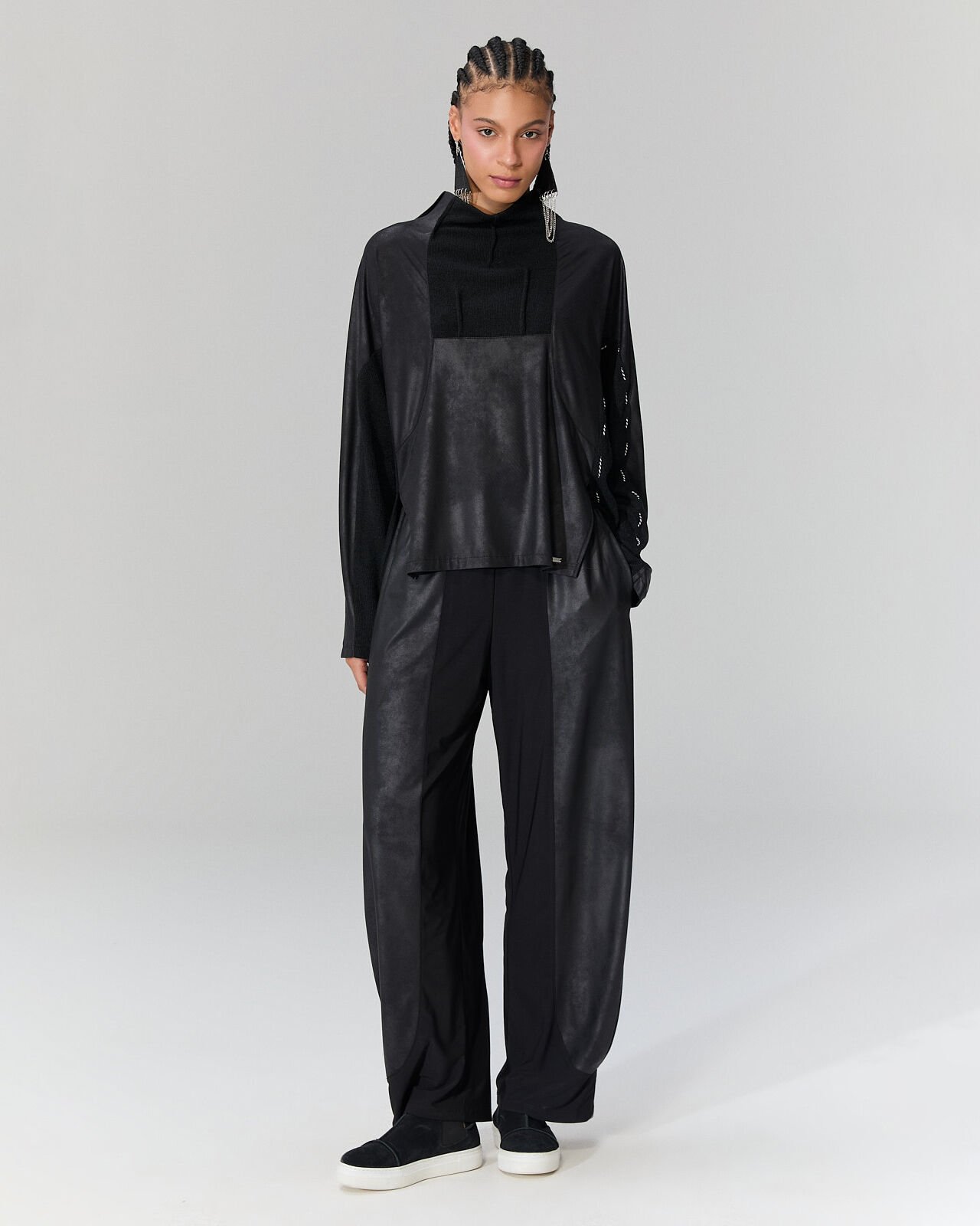 Juliette Deri Görünümlü Bluz