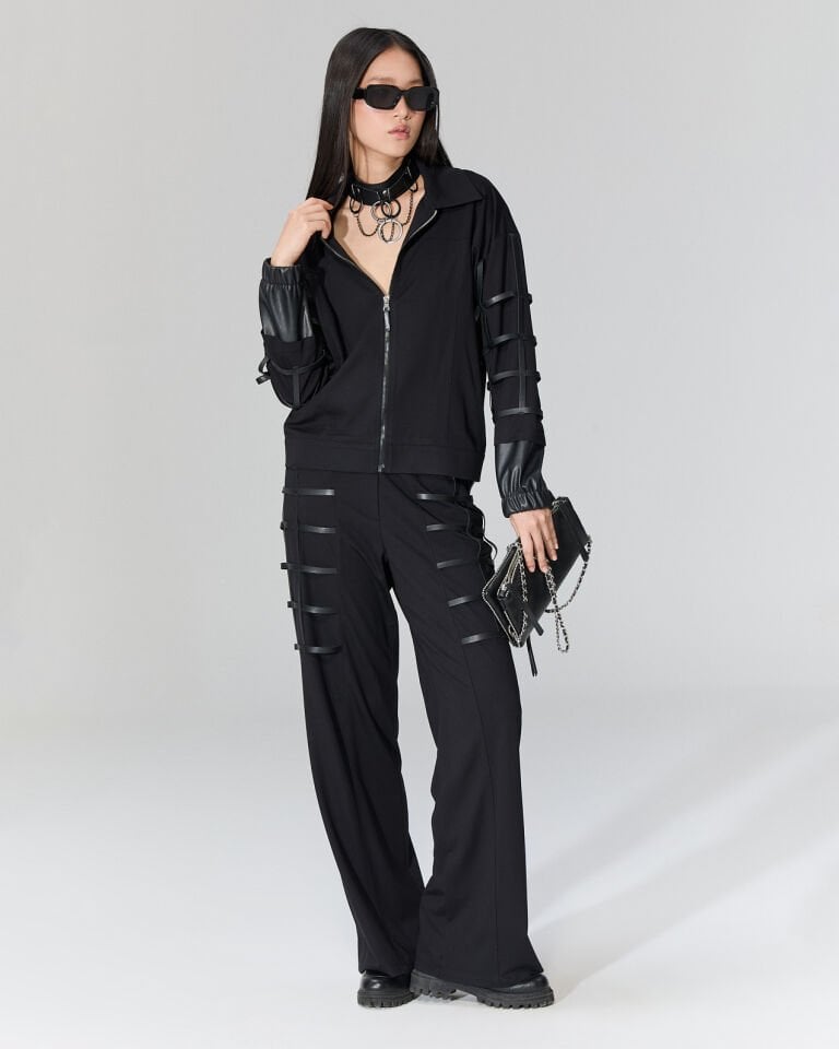 Bianca Şeritli Bluz / Ceket