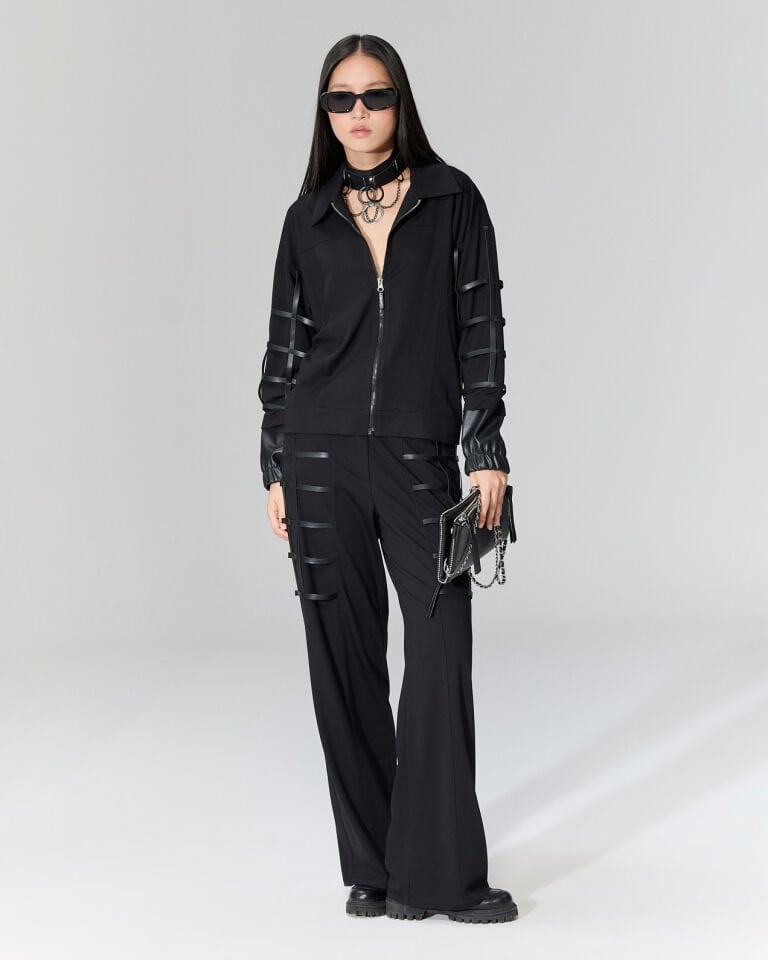 Bianca Şeritli Bluz / Ceket