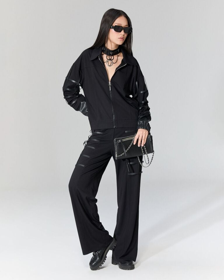 Bianca Şeritli Pantolon