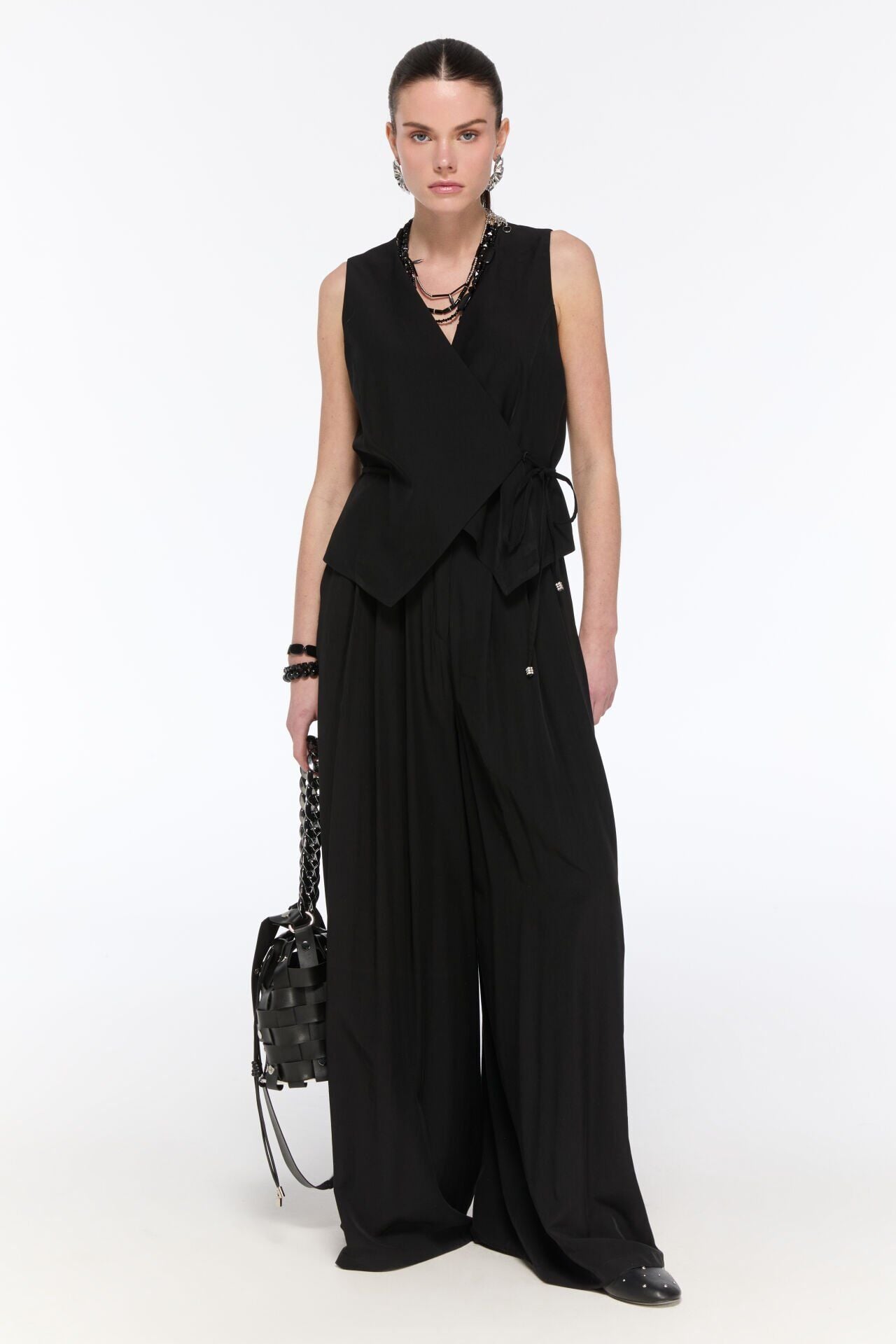 Juliana Anvelop Yelek (siyah)