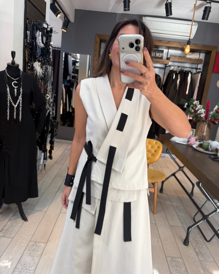 Lindez Tasarım Yelek (taş rengi)