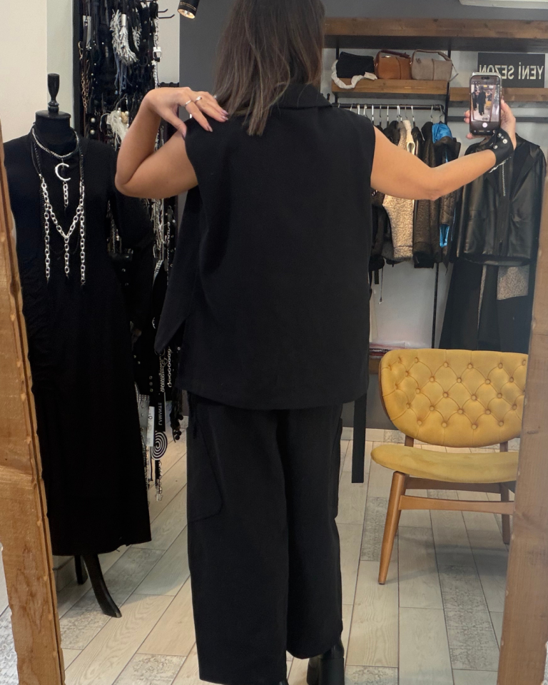 Lindez Tasarım Yelek (siyah)