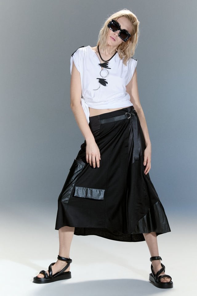 Amber Paraşüt Miksli etek