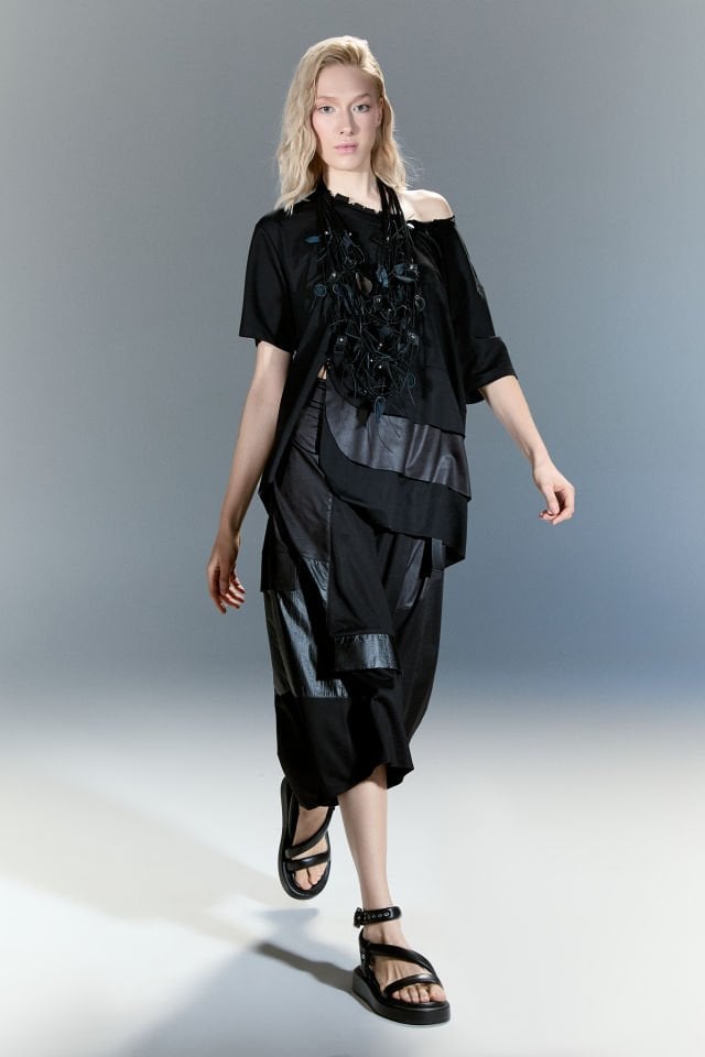 Amber Paraşüt Miksli etek