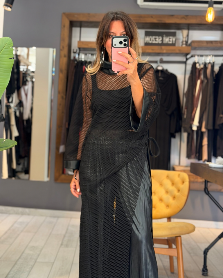 Brune File Tunik (siyah)