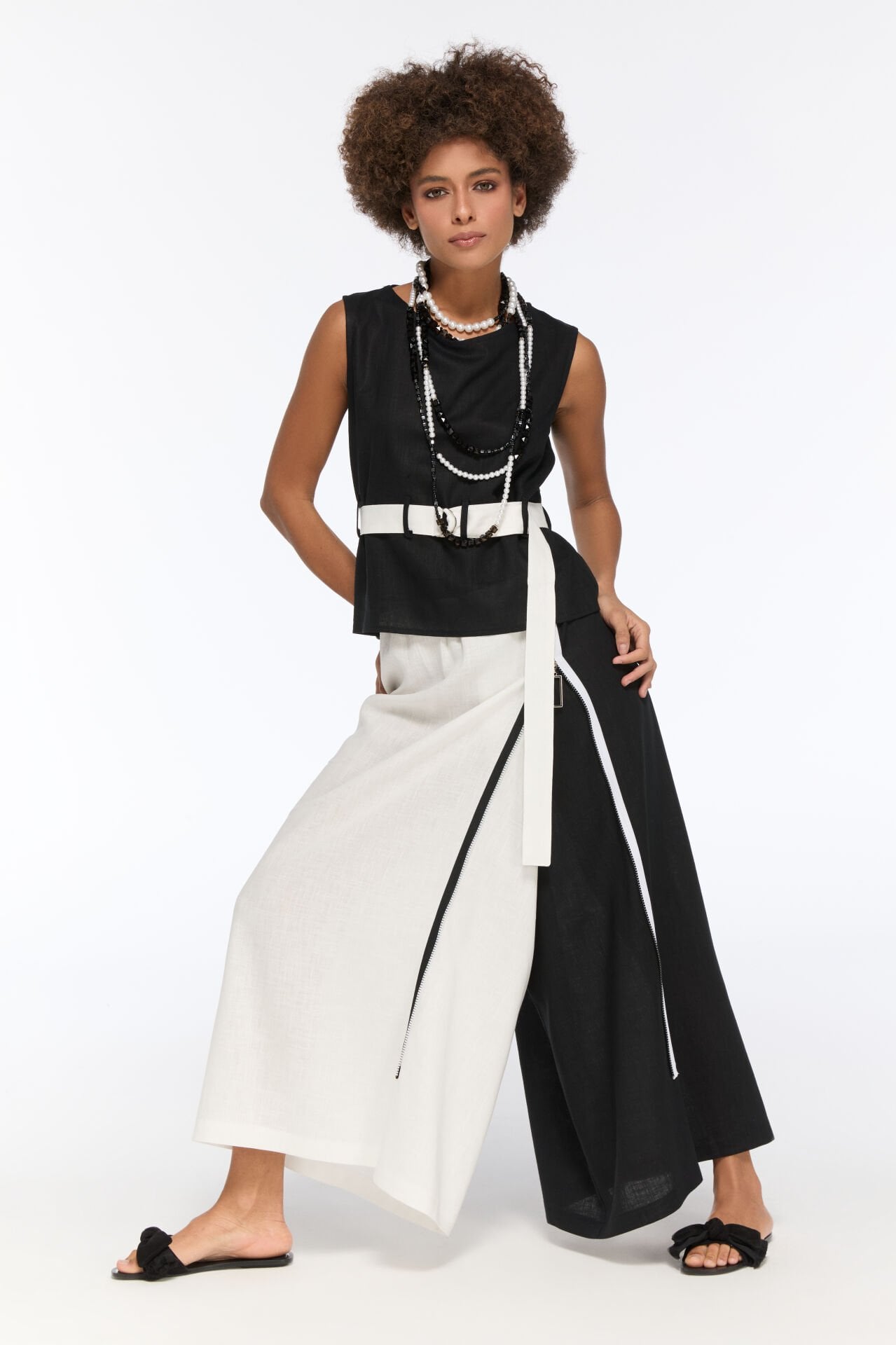 Lucas Kemerli Keten Bluz