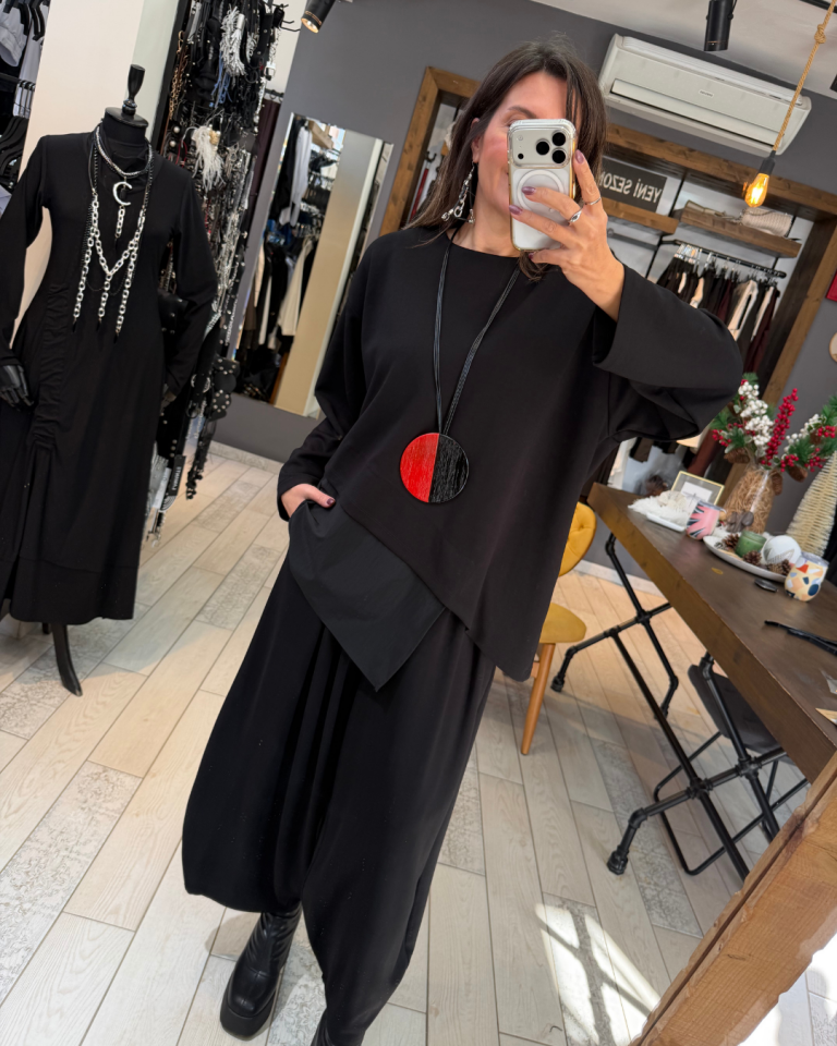 Brett Modal Bluz (siyah)