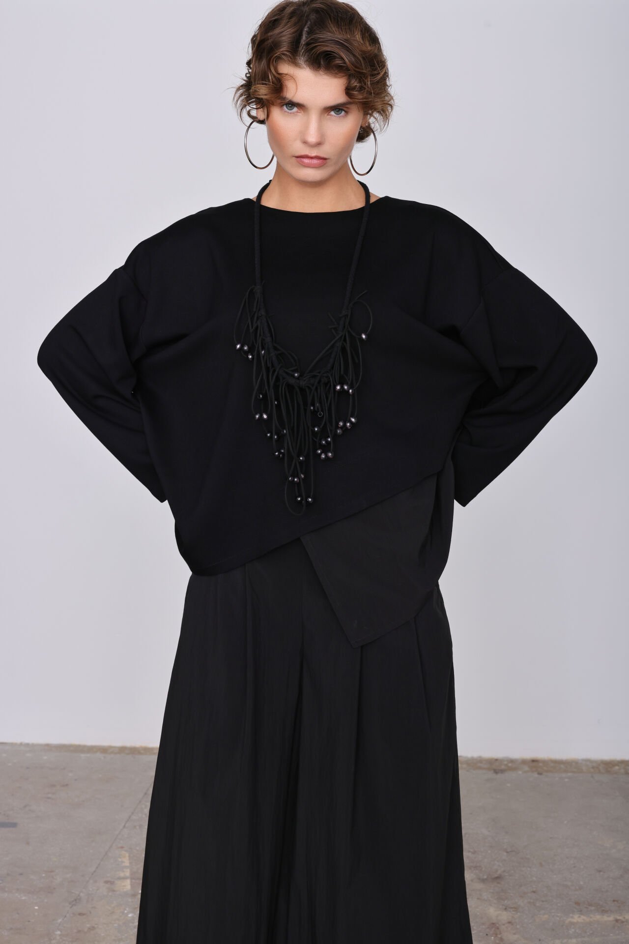 Brett Modal Bluz (siyah)