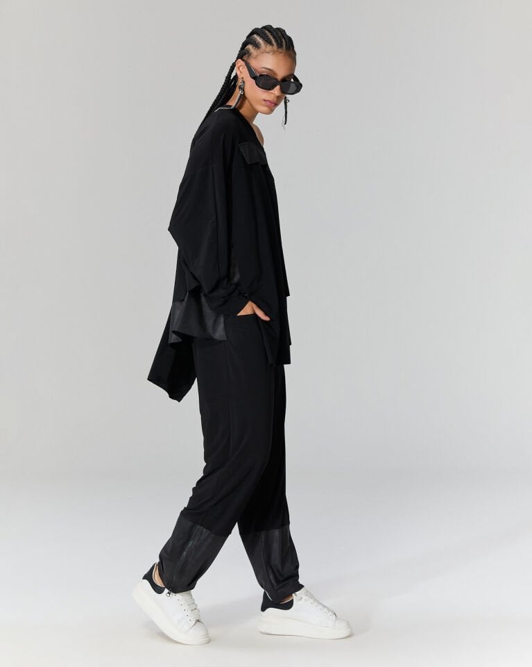 Margot Paçası Detaylı Rahat Pantolon