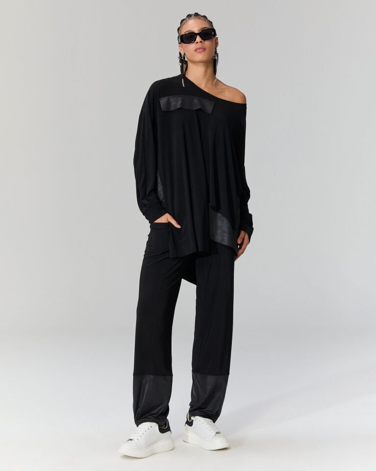 Margot Paçası Detaylı Rahat Pantolon