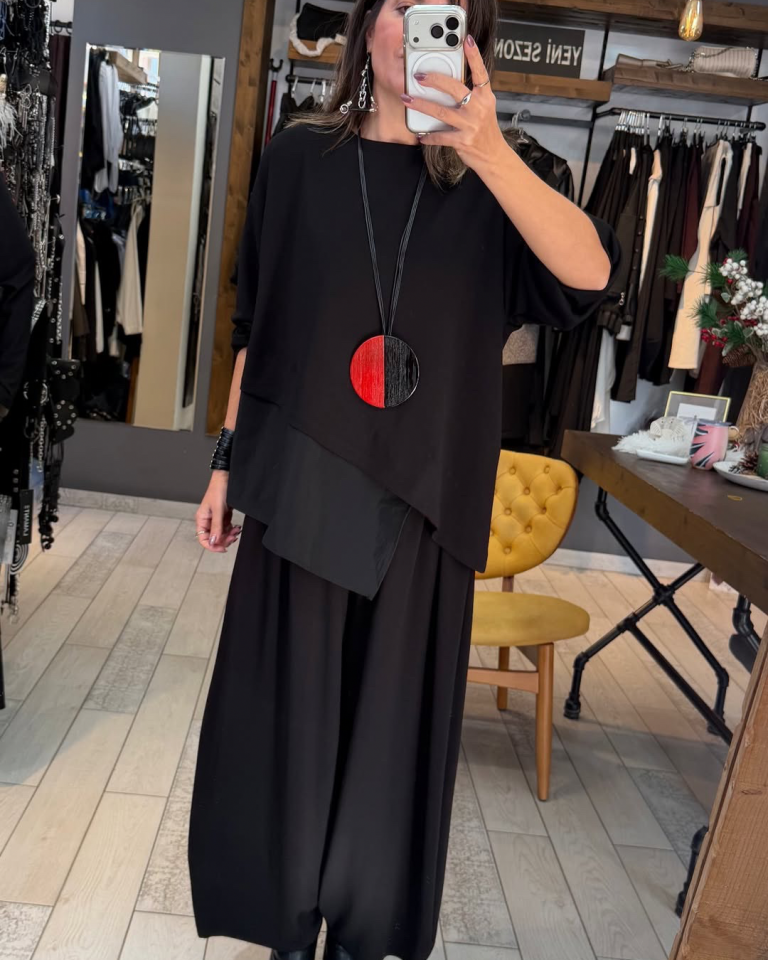 Brett Modal Bluz (siyah)