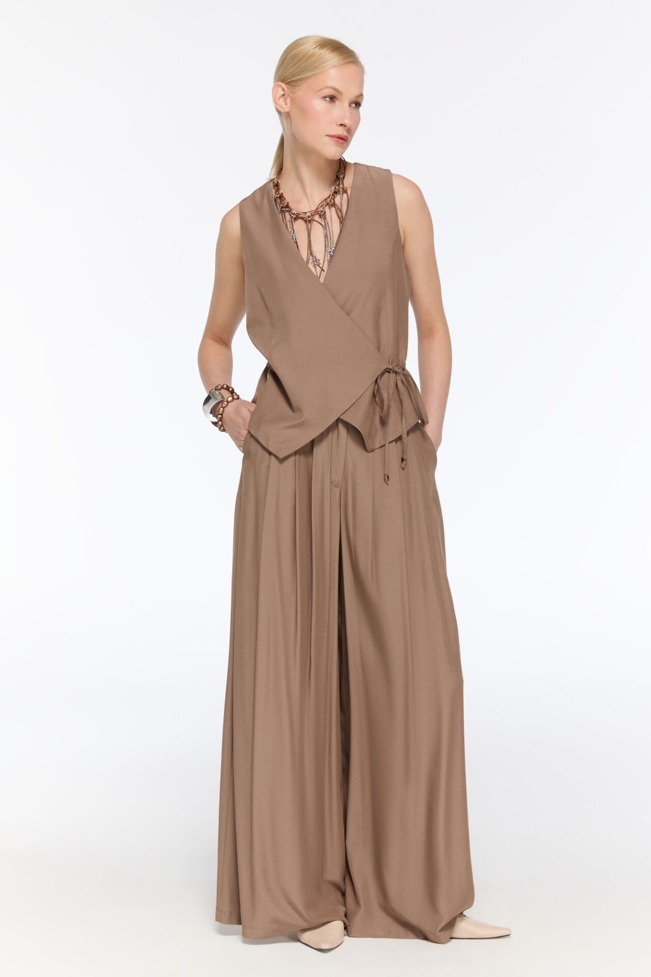 Juliana Bol Paça Pantolon (taba)