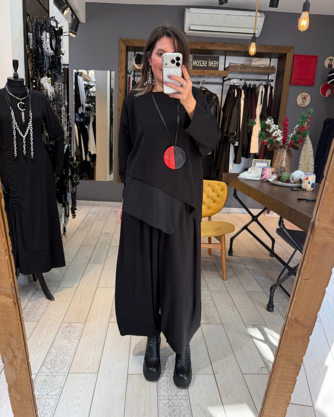 Brett Modal Pantolon (siyah)