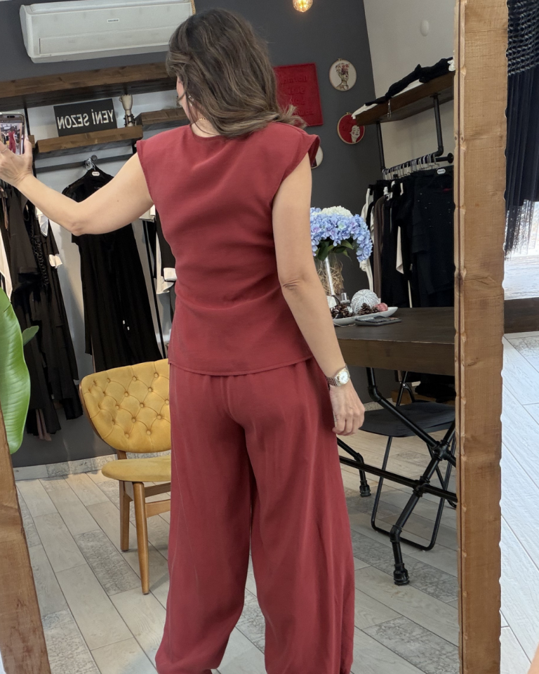 Sherri Şalvar Pantolon (bordo)