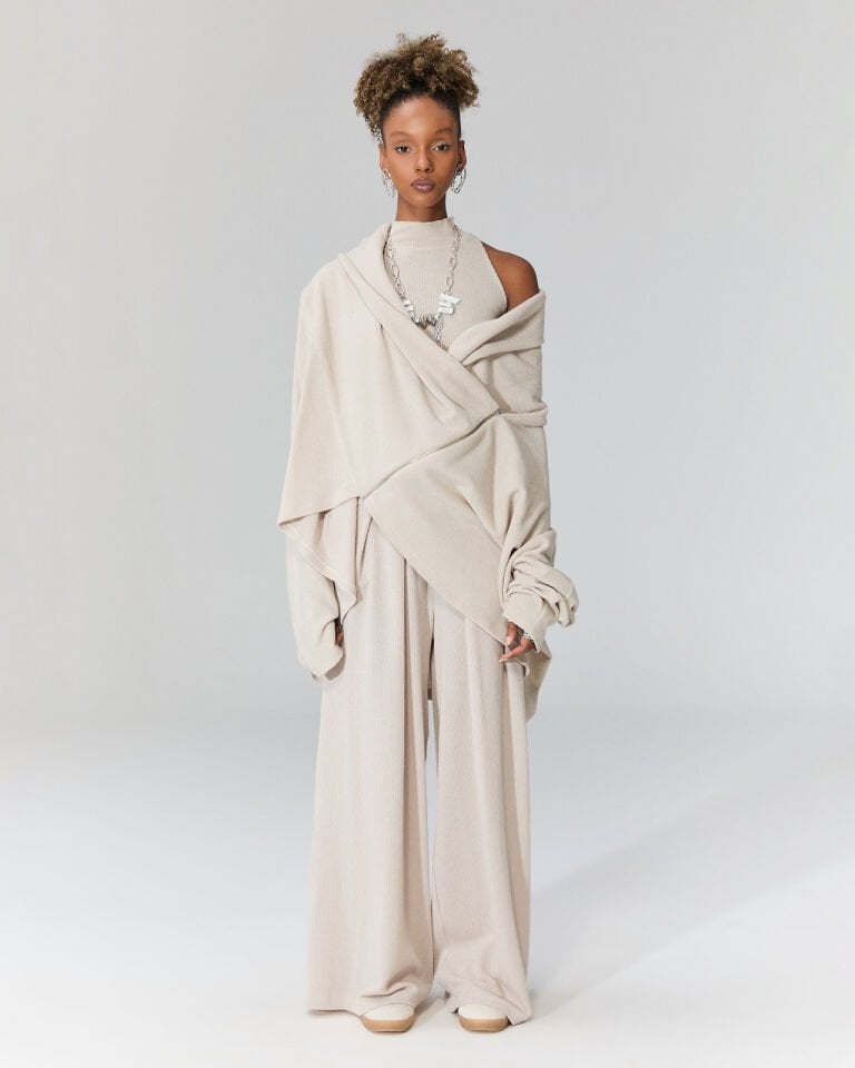 Elise Triko Hırka (Bej)