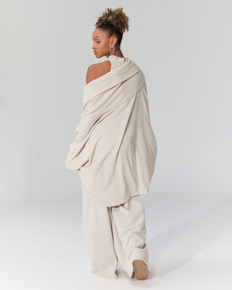 Elise Triko Hırka (Bej)