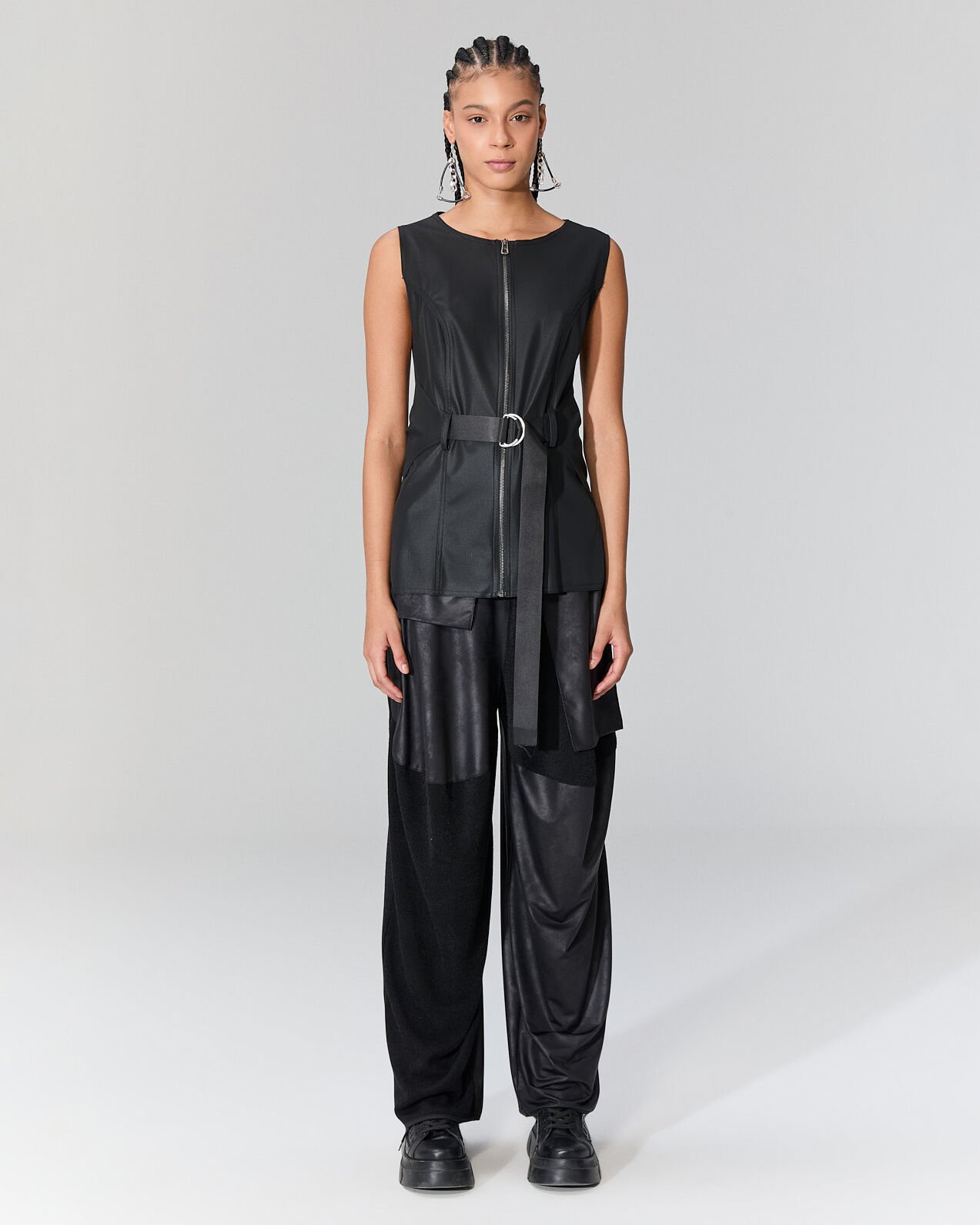 Raquel Tasarım Deri Yelek