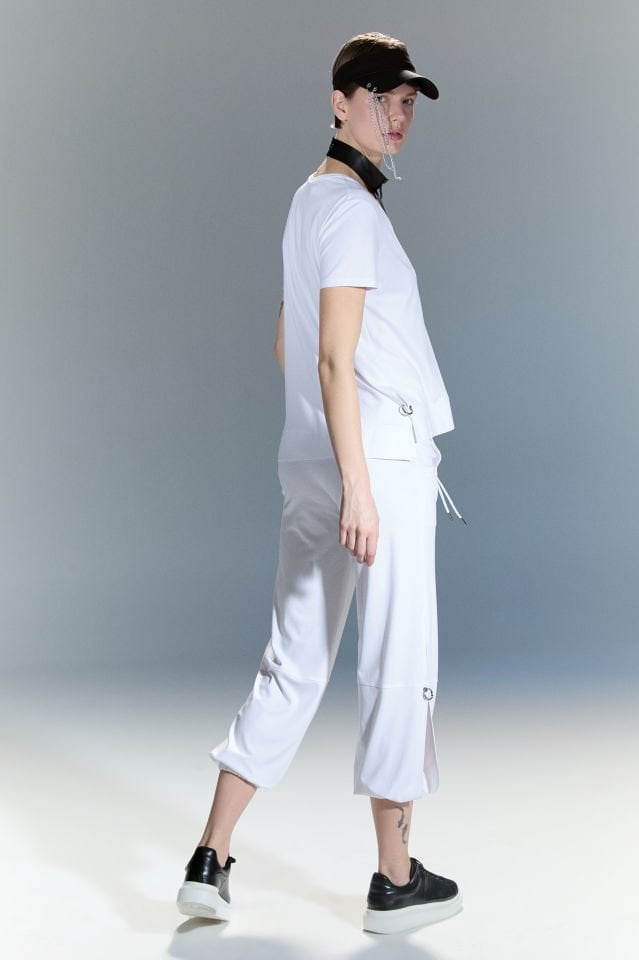 Judd Halka Detaylı Pantolon (beyaz)