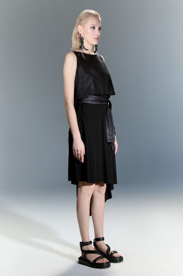 Randel Yelekli Elbise