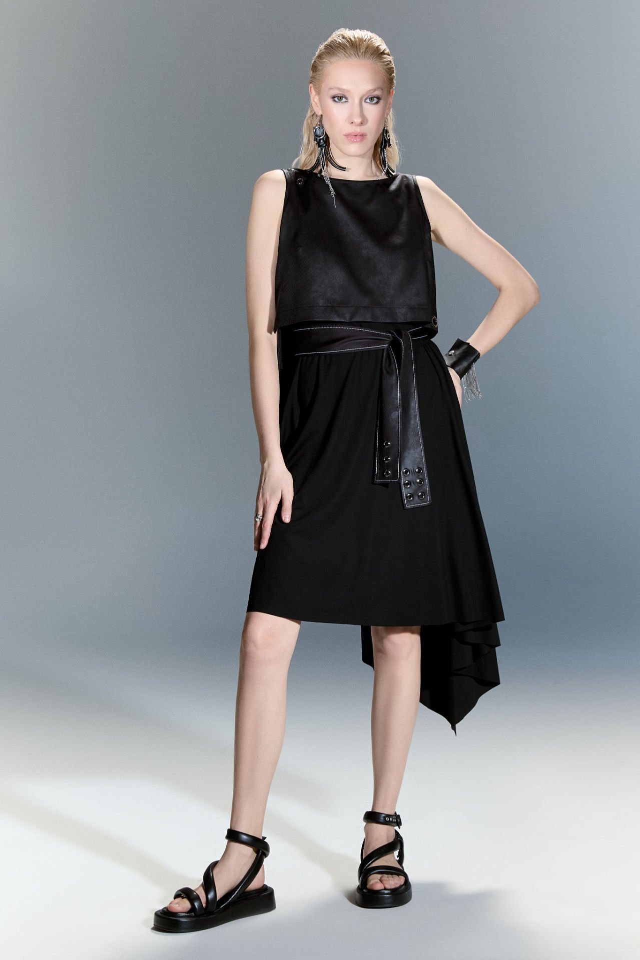 Randel Yelekli Elbise