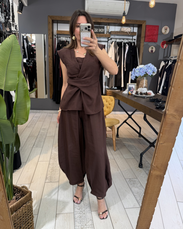 Sherri Şalvar Pantolon (kahverengi)