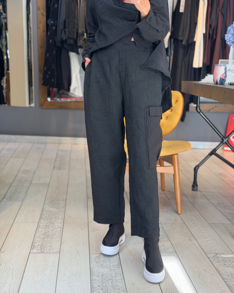 Rahat Jakarlı Pantolon (siyah)