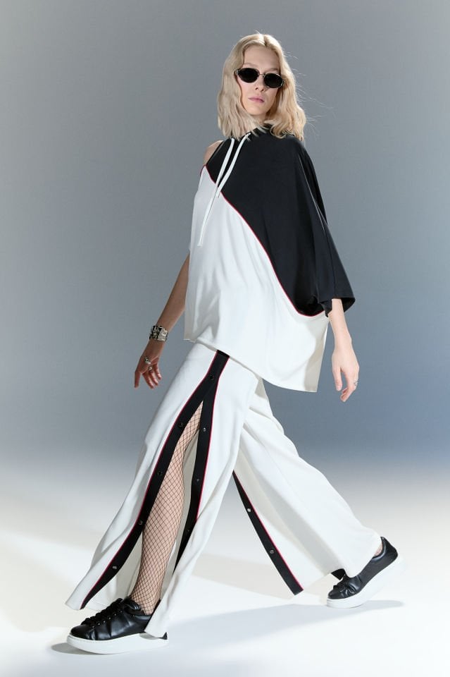 Findley Yanı Çıtçıtlı Modal Pantolon (beyaz)