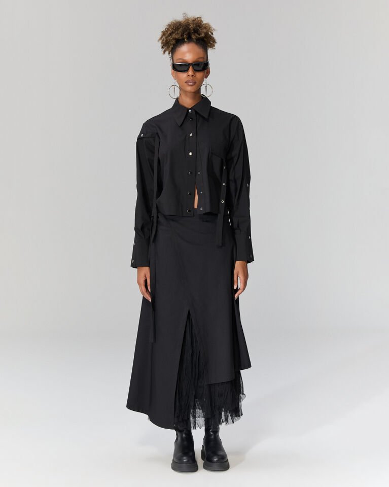 Nora Tasarım Gömlek (Siyah)