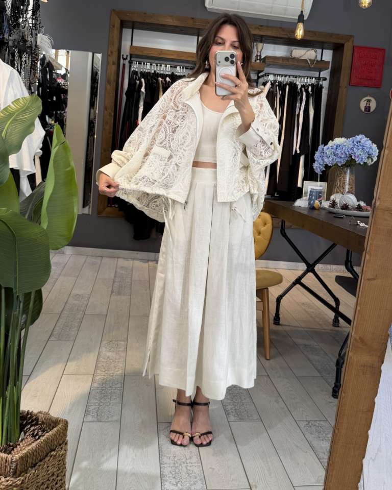 Emma Dantel Ceket (Kum)