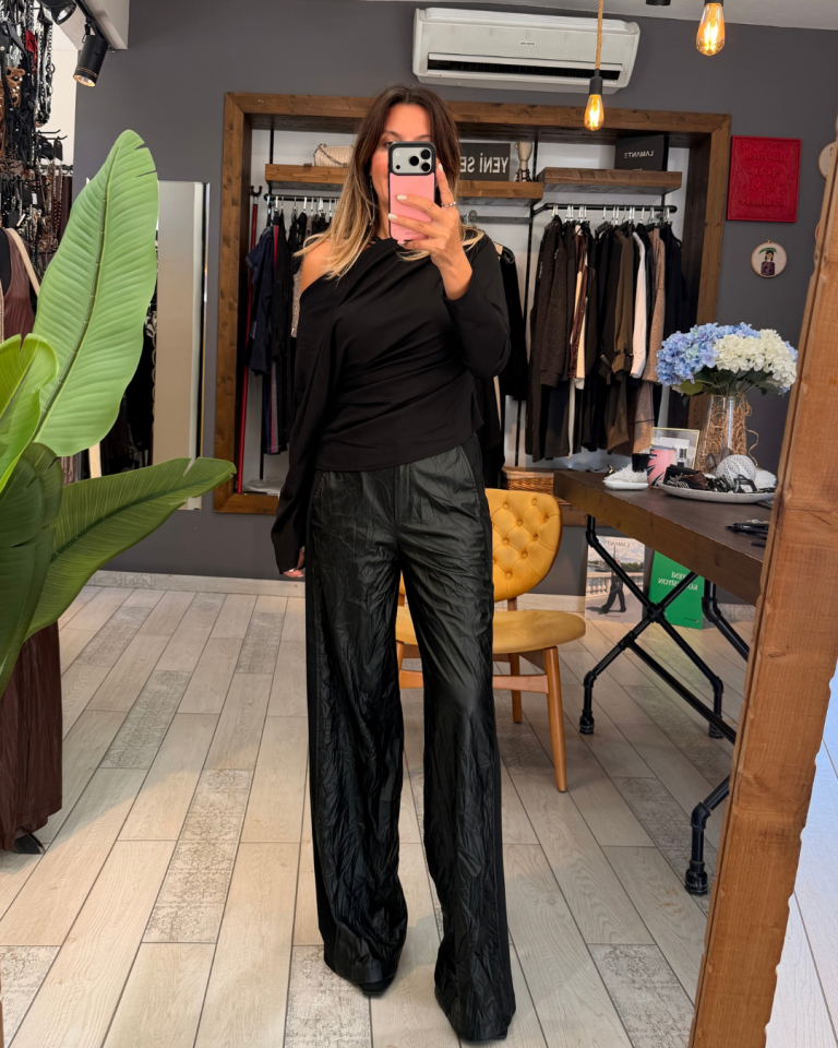 Carmen Düşük Omuzlu Bluz (siyah)