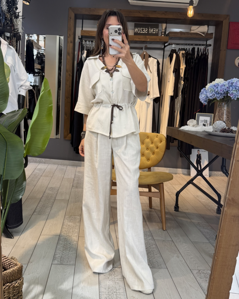 Maren Keten Gömlek (kum rengi)