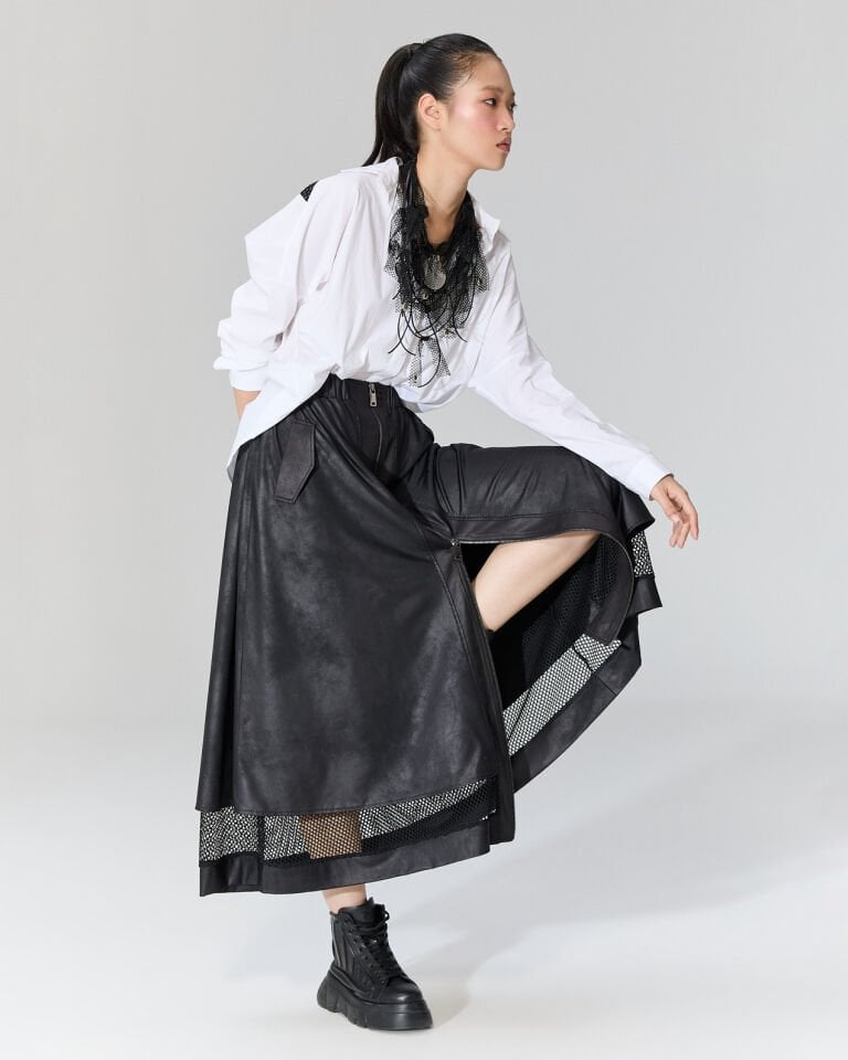 Chi File Detaylı Etek