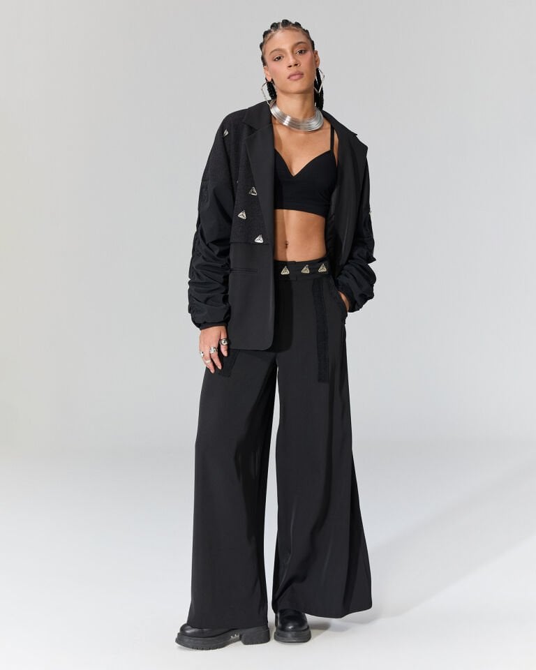 Joen Beli Aksesuarlı Pantolon