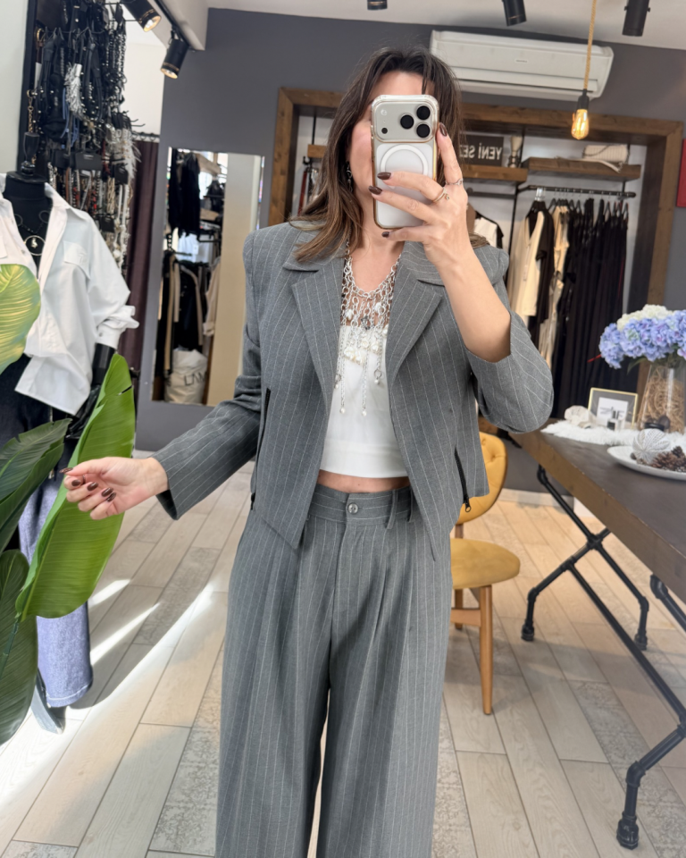 Vera Fermuar Detaylı Blazer