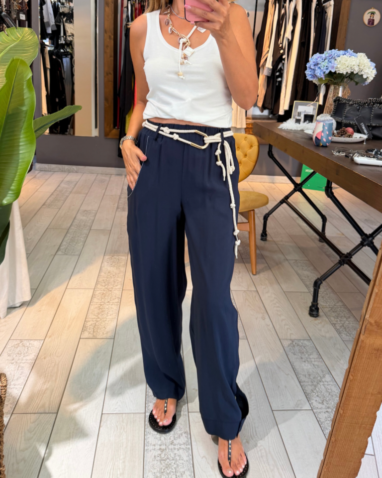 Sophia Kemerli Rahat Pantolon (indigo)