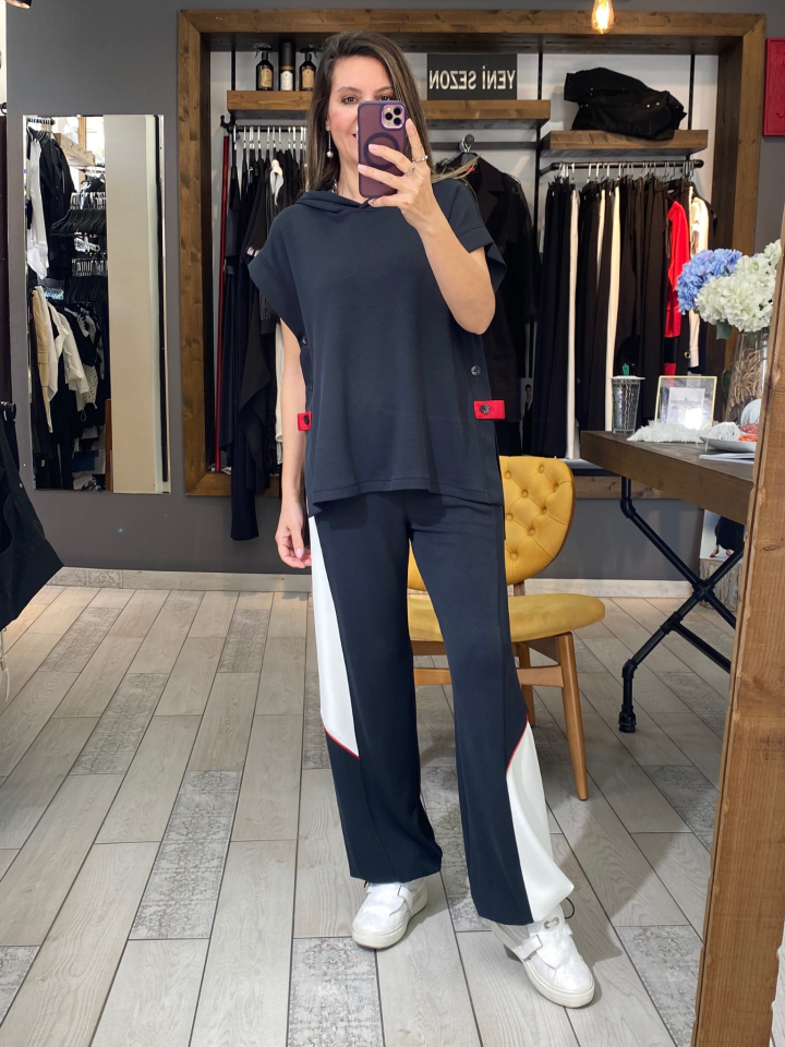 Wilson Modal Kolsuz Sweatshirt (siyah)
