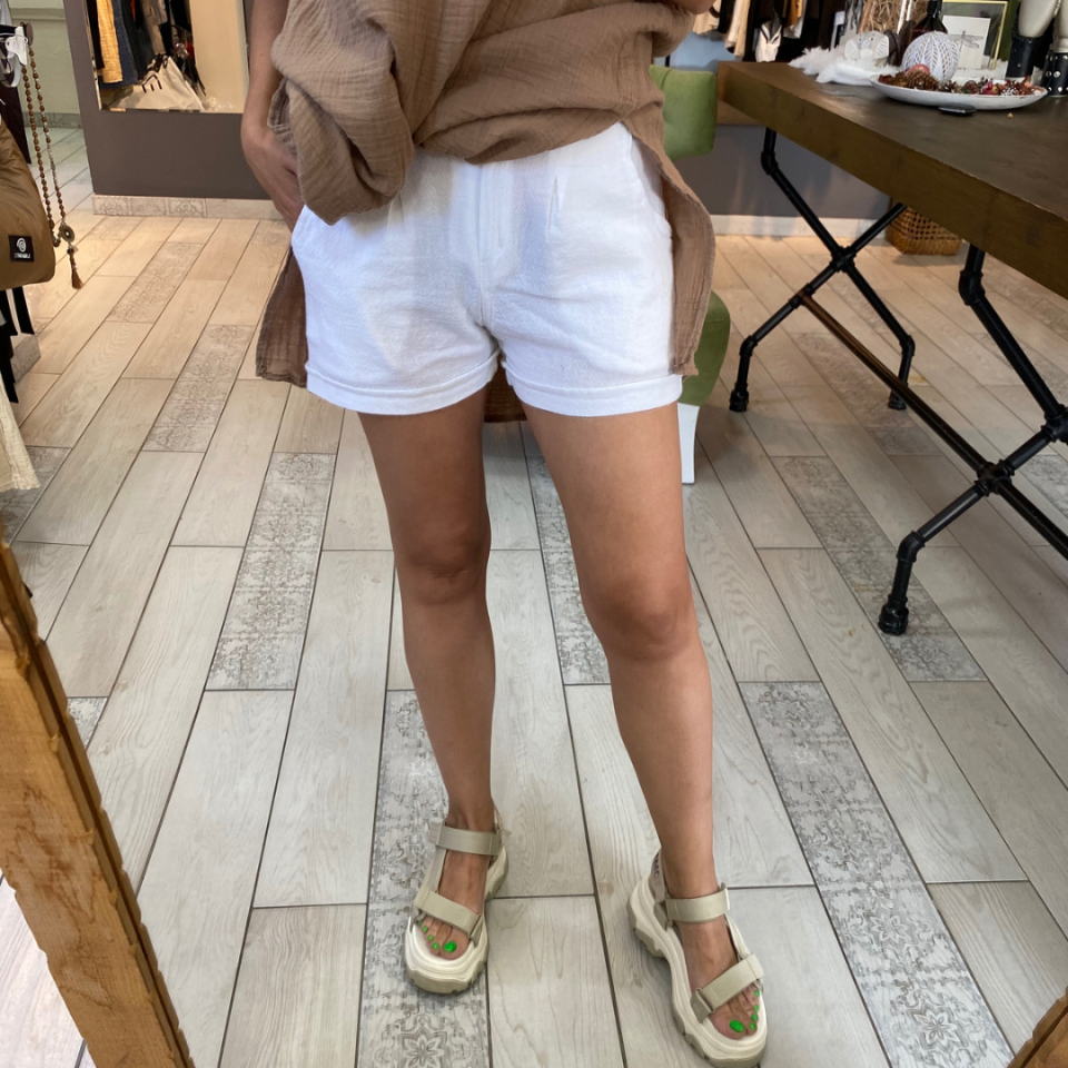 Gaia Şort (Beyaz)